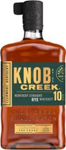 Picture of Knob Creek 10 yr Kentucky Straight Rye Whiskey 750ml