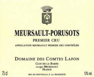 Picture of 2022 Comtes Lafon - Meursault Porusots (PRE ARRIVAL)