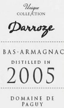 Picture of Francis Darroze 2005 Domaine de Paguy 15 yr Bas - Armagnac 750ml