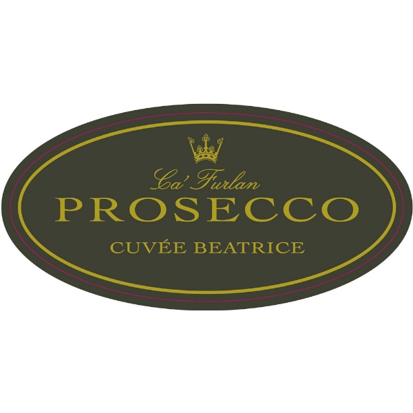 Ca' Furlan Prosecco Extra Dry Cuvee Beatrice label