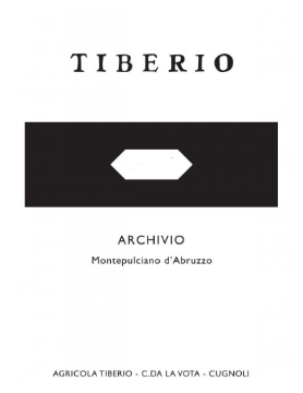 Tiberio Archivio Montepulciano d'Abruzzo label