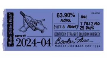 Picture of Booker's Master Distillers Batch 2024-03 Bourbon Whiskey 750ml