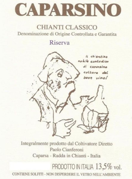 Picture of 2018 Caparsa - Chianti Classico Riserva Caparsino (750ml)