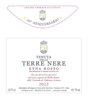 Picture of 2022 Terre Nere - Etna Rosso Bellacolonna (750ml)