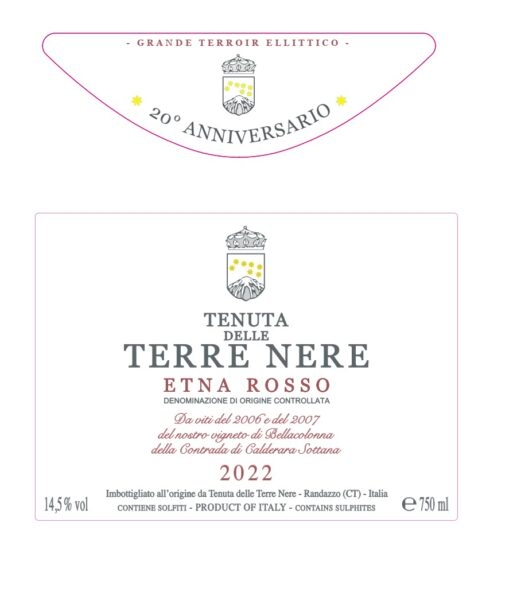 Picture of 2022 Terre Nere - Etna Rosso Bellacolonna (750ml)