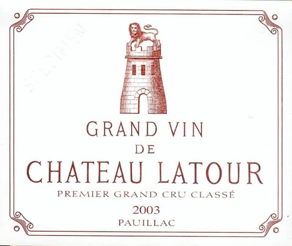 Picture of 2003 Chateau Latour - Pauillac (750ml