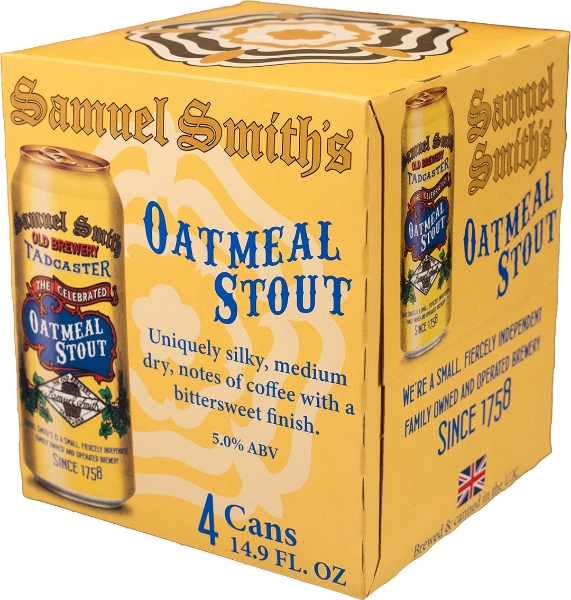 Picture of Samuel Smith's Oatmeal Stout 4pk cans