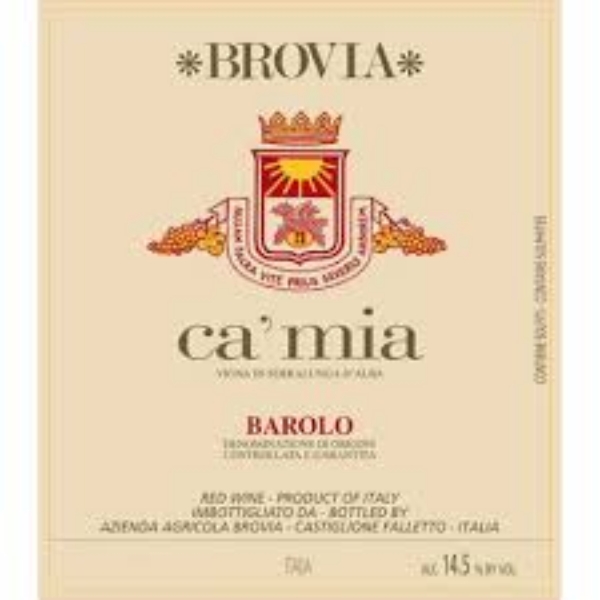 Picture of 2020 Brovia - Barolo Ca Mia