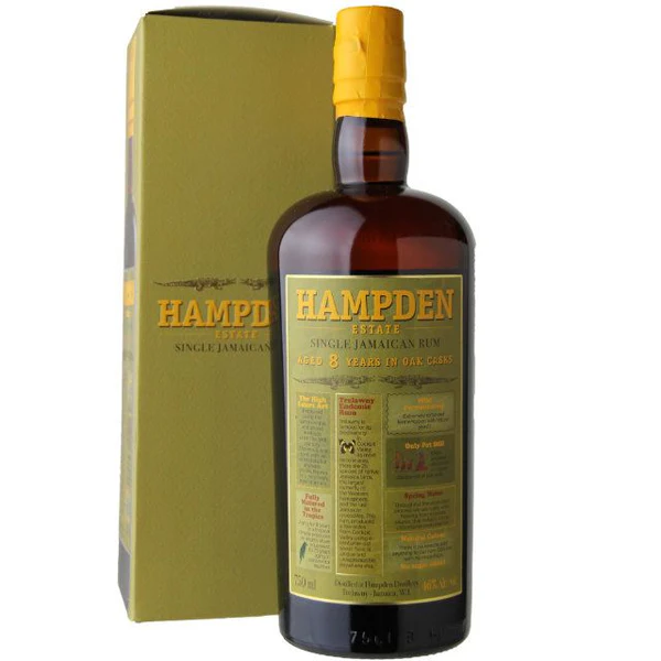 Picture of Hampden Estate 8 yr Single Jamaican Rum 750ml