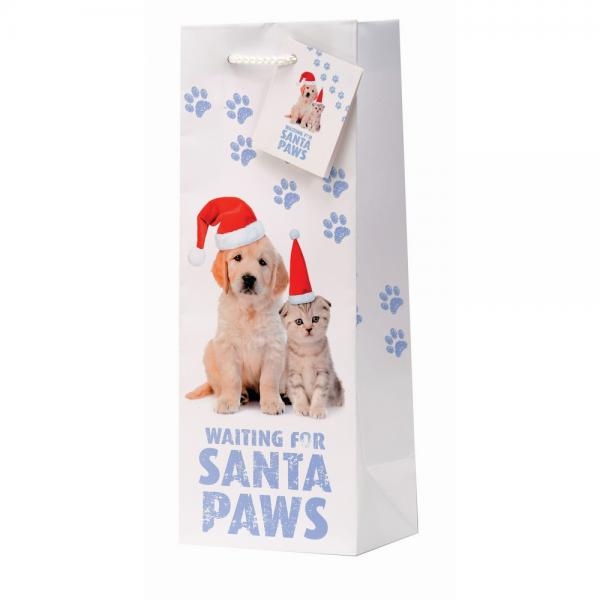 Gift Bag - Santa Paws