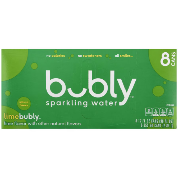 Bubly Lime Sparkling Water 8pk