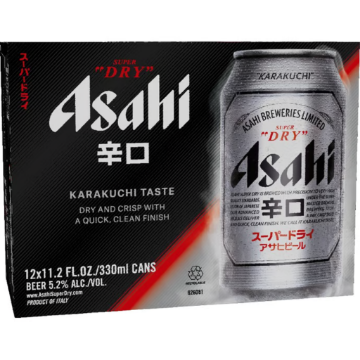 Asahi - 12pk CANS