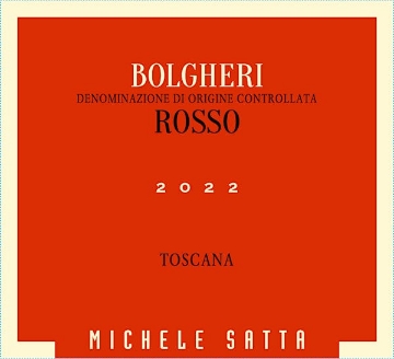 Picture of 2022 Michele Satta Bolgheri Rosso (750ml)