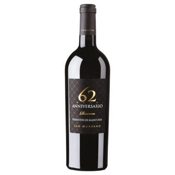 San Marzano Primitivo Anniversario 62 bottle