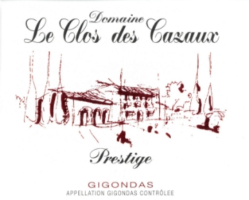 Picture of 2020 Clos des Cazaux - Gigondas Cuvee Prestige (750ml)