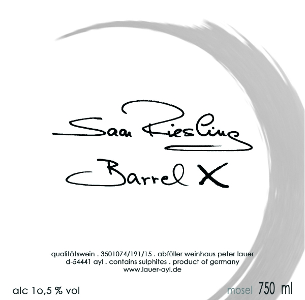 Picture of 2024 Lauer, Peter -  Riesling Barrel X Feinherb (750ml)