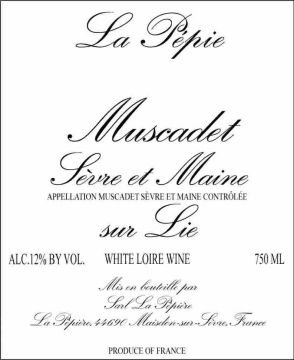 Picture of 2023 Domaine de la Pepiere - Muscadet Sur Lie La Pepie (750ml)
