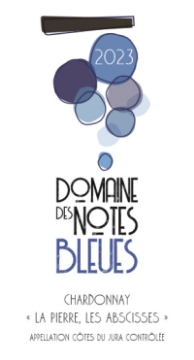 Domaine des Notes Bleues Chardonnay La Pierre, Les Abscisses label