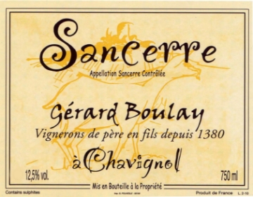 Picture of 2024 Gerard Boulay Sancerre a Chavignol (750ml)