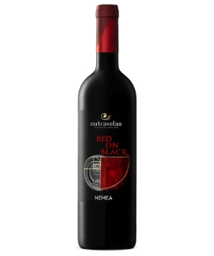 Mitravelas Red On Black Agiorgitiko bottle