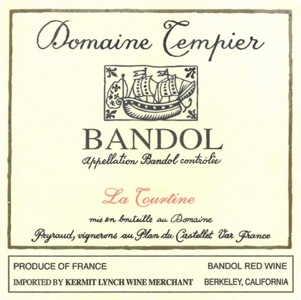 Picture of 2022 Domaine Tempier - Bandol Rouge Tourtine (750ml)