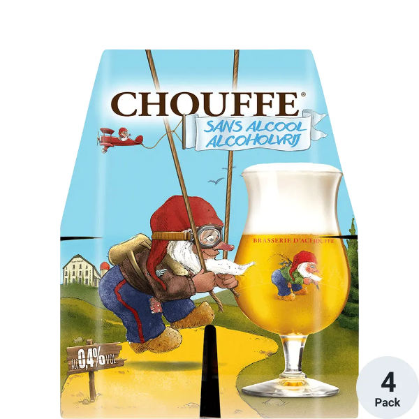 Picture of Brasserie D'Achouffe Non-Alcoholic Chouffe 4pk