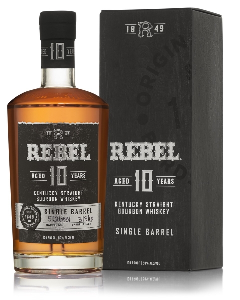 Picture of Rebel 10 yr Single Barrel Kentucky Straight Bourbon Whiskey 750ml