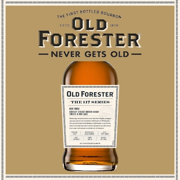 Picture of Old Forester The 117 Series Rum Finish (July 2024) Bourbon Whiskey 375ml