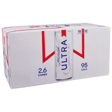 Picture of Michelob Ultra Light Lager 18pk can