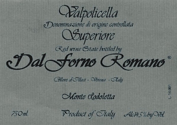 Picture of 2019 Dal Forno, Romano - Valpolicella DOC Classico Superiore (750ml)