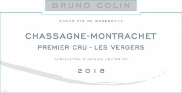 Bruno Colin Chassagne-Montrachet Vergers label
