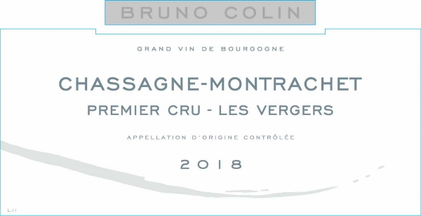 Bruno Colin Chassagne-Montrachet Vergers label