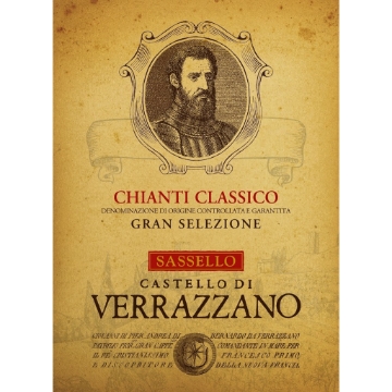 Verrazzano Chianti Classico Gran Selezione Sassello label