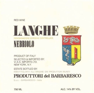 Picture of 2021 Produttori del Barbaresco - Langhe Nebbiolo DOC (750ml)