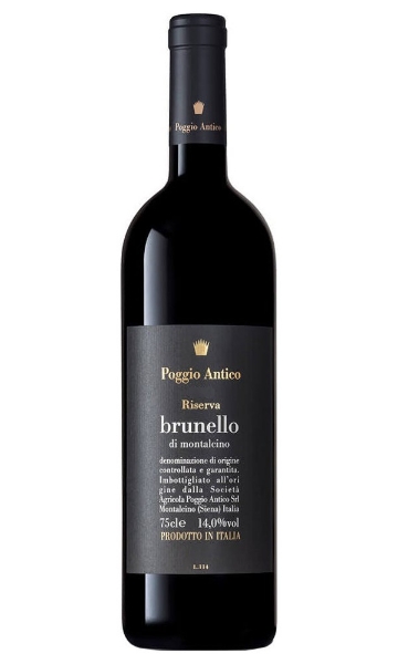 Poggio Antico Brunello di Montalcino Riserva bottle