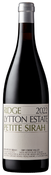 Picture of 2022 Ridge - Petite Sirah Sonoma Lytton Springs (750ml)