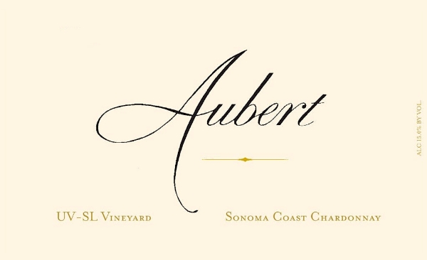 Aubert Chardonnay UV-SL label
