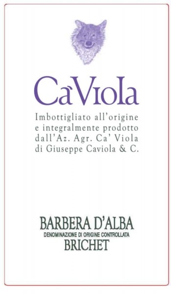 Picture of 2023 Ca' Viola - Barbera d'Alba Brichet (750ml)