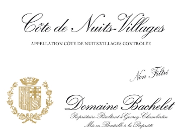 Domaine Bachelet Cote de Nuits-Villages label